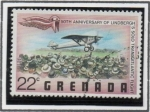 Stamps Grenada -   Lindberrgh  Aterrizaje en parís