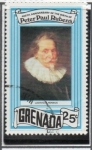 Stamps Grenada -  Rubens: Ludovico Nonnius