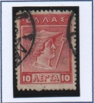 Stamps Greece -  Hermes, d' Vieja moneda Cretense