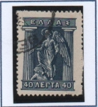 Stamps Greece -  Lirio que Sostiene Caduceos