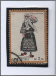 Stamps Greece -  Trajes Regionales: Sarakatsan el Atica