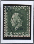 Stamps Greece -  Rey George II