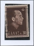 Stamps Greece -  Rey Paul I