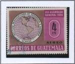 Stamps Guatemala -  Pan-America VIII Asamblea General