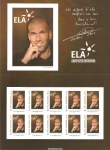 Stamps France -  Zidane, ELA, Asociación europea contra la leucemia (ELA)