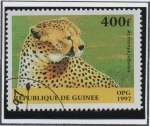 Sellos de Africa - Guinea -  Animales Salvajes: Pantera