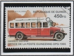 Sellos de Africa - Guinea -  Autobuses:  M.A.N. (1906)