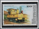 Stamps Guinea -  Locomotoras: Dubs & Co. (1873)