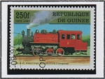 Sellos de Africa - Guinea -  Locomotoras: America Co, 0-6-0