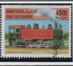 Sellos de Africa - Guinea -  Locomotoras: H.K.Porter Co,0-6-0