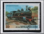 Sellos de Africa - Guinea -  Locomotoras: Queenslñand