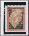 Stamps Guinea -  Moluscos: Semicassis undulata