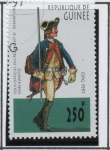 Stamps Guinea -  Antigos uniformes Alemanes: Subo. Reg. Von Kanitz