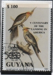 Stamps Guyana -  Pajaros: Nymphicus hollandicus