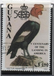 Sellos de America - Guyana -  Pajaros: Cóndor