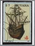 Stamps Guyana -  Barcos: Sata Maria