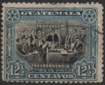 Sellos de America - Guatemala -  Declaración d' Independencia