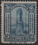 Stamps Guatemala -  Estela Maya en Quirigua