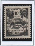 Stamps Guadeloupe -  Poblado