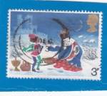 Stamps United Kingdom -  El villancico 