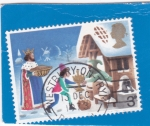 Stamps United Kingdom -  El villancico 