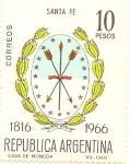 Stamps Argentina -  Santa Fe