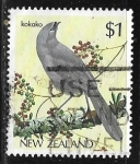 Sellos de Oceania - Nueva Zelanda -  Aves - North Island Kokako 