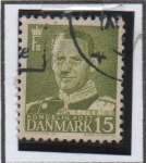 Stamps Denmark -  Rey Frederick IX