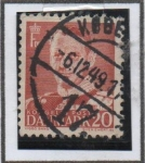 Stamps Denmark -  Rey Frederick IX