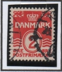 Stamps Denmark -  Cifras