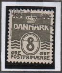 Stamps Denmark -  Cifras