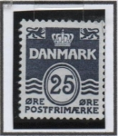 Stamps Denmark -  Cifras