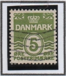 Stamps Denmark -  Cifras