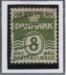 Stamps Denmark -  Cifras