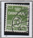 Stamps Denmark -  Cifras