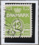 Stamps Denmark -  Cifras