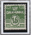 Stamps Denmark -  Cifras