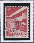 Stamps Denmark -  Arquitectura Moderna