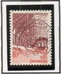 Stamps Denmark -  Estacion d' Kobenhavn