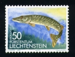 Sellos de Europa - Liechtenstein -  serie- Peces