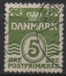 Stamps Denmark -  Cifras