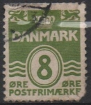 Stamps Denmark -  Cifras