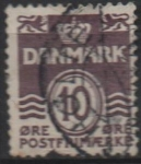 Stamps Denmark -  Cifras