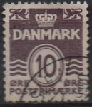 Stamps Denmark -  Cifras