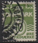 Stamps Denmark -  Cifras