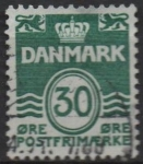 Stamps Denmark -  Cifras