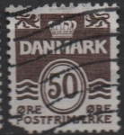 Stamps Denmark -  Cifras