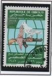 Stamps Djibouti -  Dia inter. d' Solidaridad Palestina