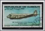 Stamps Djibouti -  50 Aniv. d' Air Francia