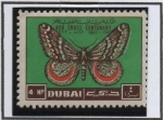 Sellos de Asia - Emiratos �rabes Unidos -  Centenario d' l' Cruz Roja: Mariposa